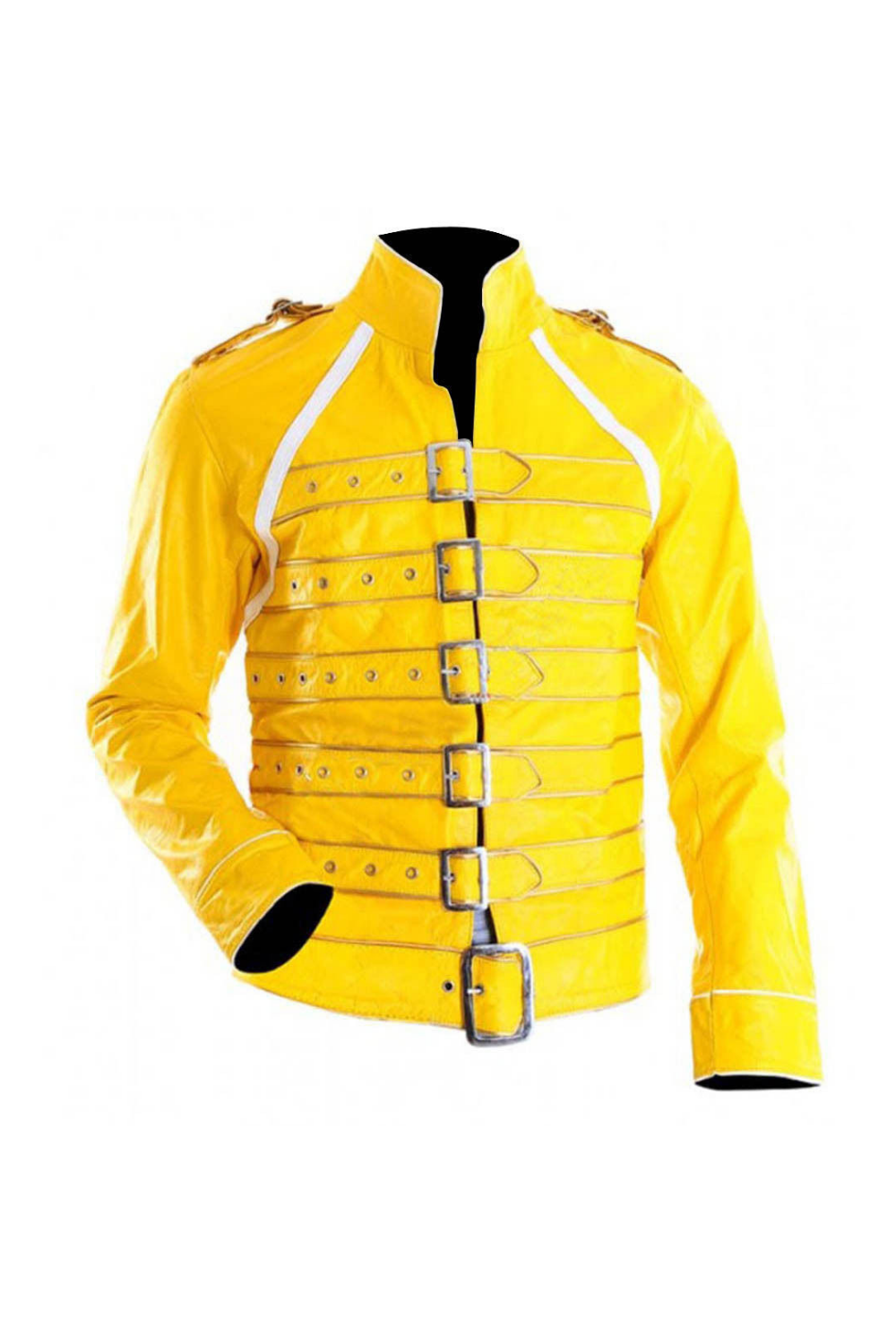 Freddie Mercury Yellow Leather Jacket