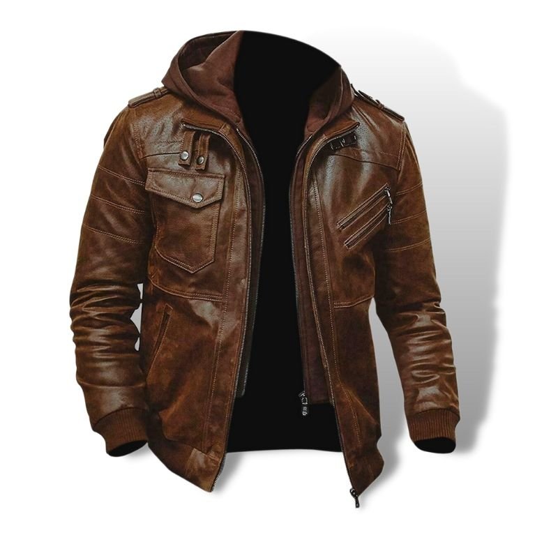 leather bomber jackets for men