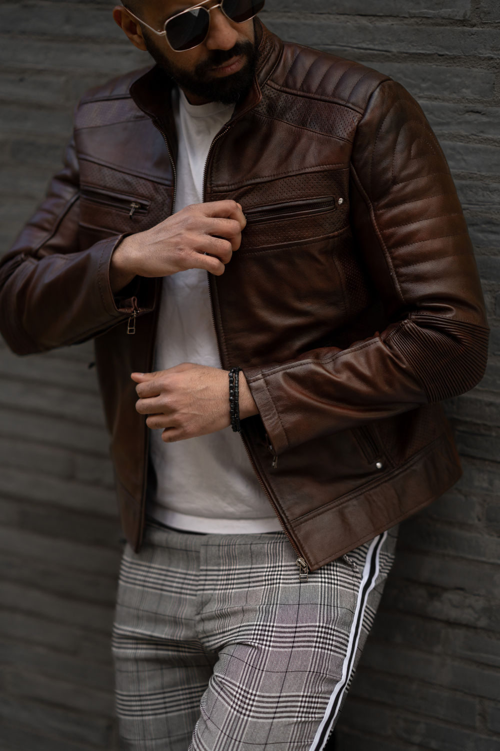 leather biker jackets for men