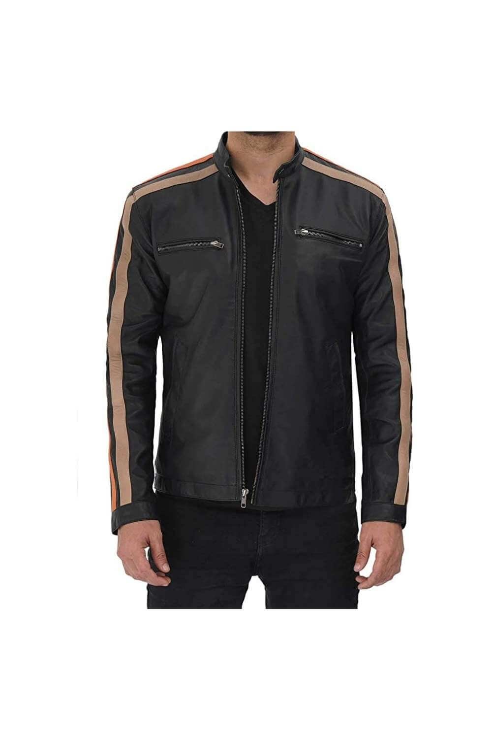 Inferno Black Biker Leather Jacket