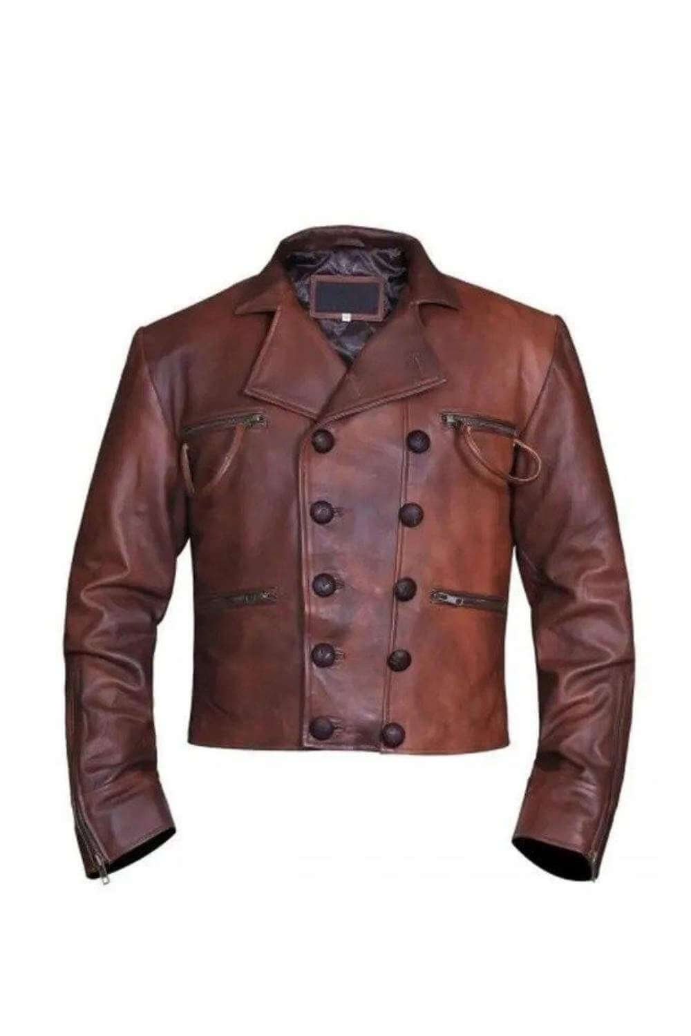 Aquaman Jason Momoa Brown Leather Jacket