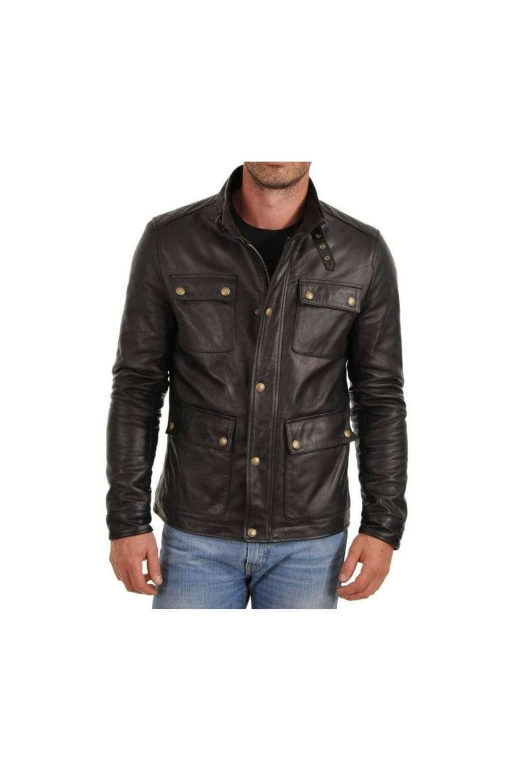 Joseph Black Biker Leather Jacket