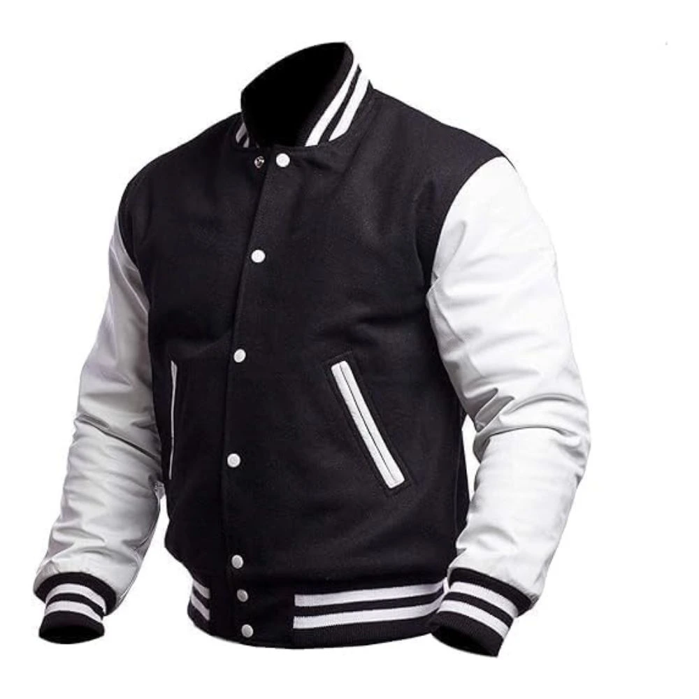 Black and White Varsity Jacket
