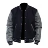 Grey and Black Varsity Jacket